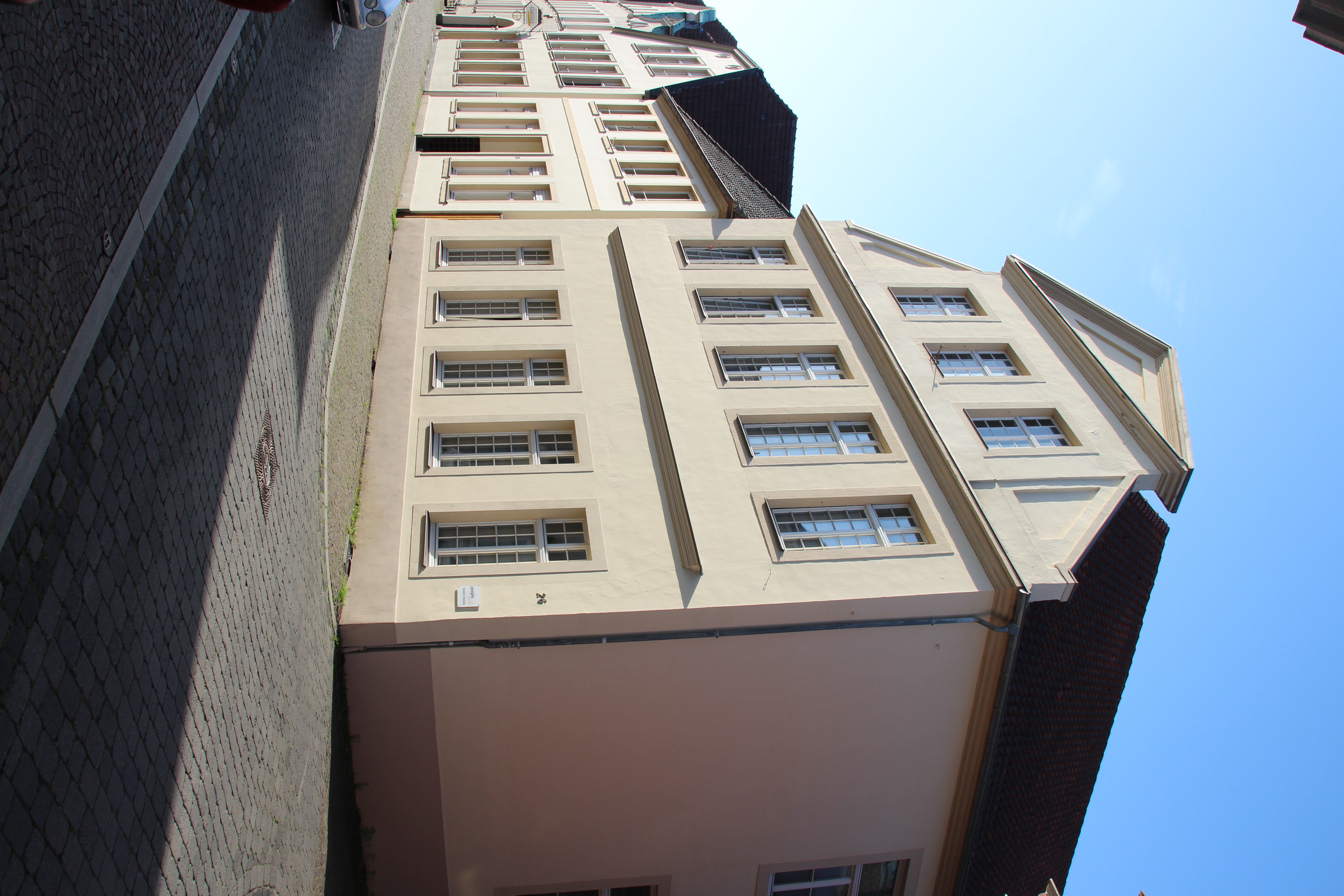 Wiederherstellung einer denkmalgerechten Fassade in der Altstadt von Warendorf