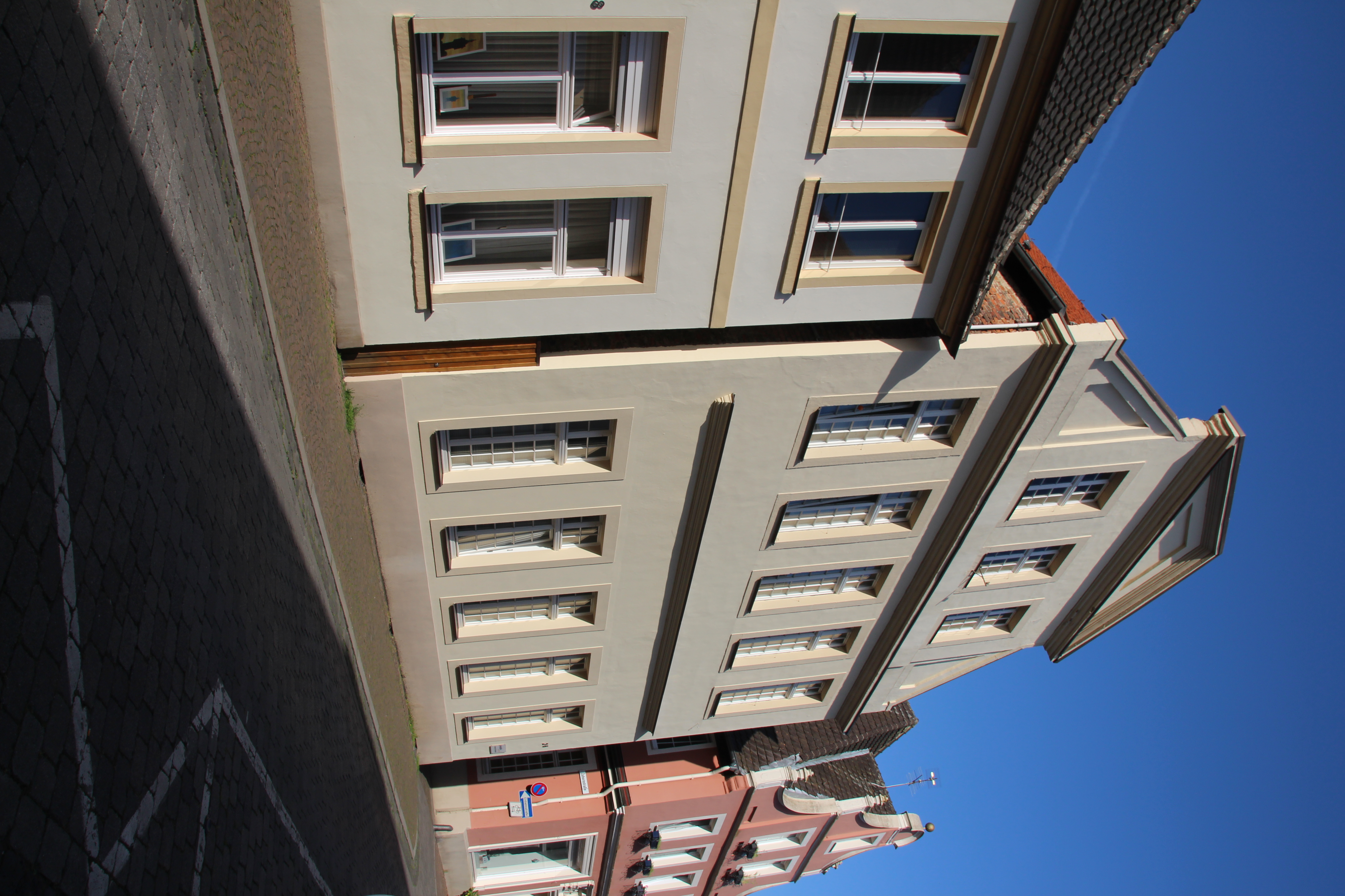 Wiederherstellung einer denkmalgerechten Fassade in der Altstadt von Warendorf